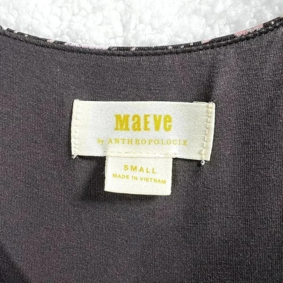 MAEVE Anthropologie Leslie Paisley Faux Wrap Midi Dress Size Sm Boho Western - Picture 7 of 10